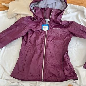 NWT Columbia Full-zip Windbreaker, Size S